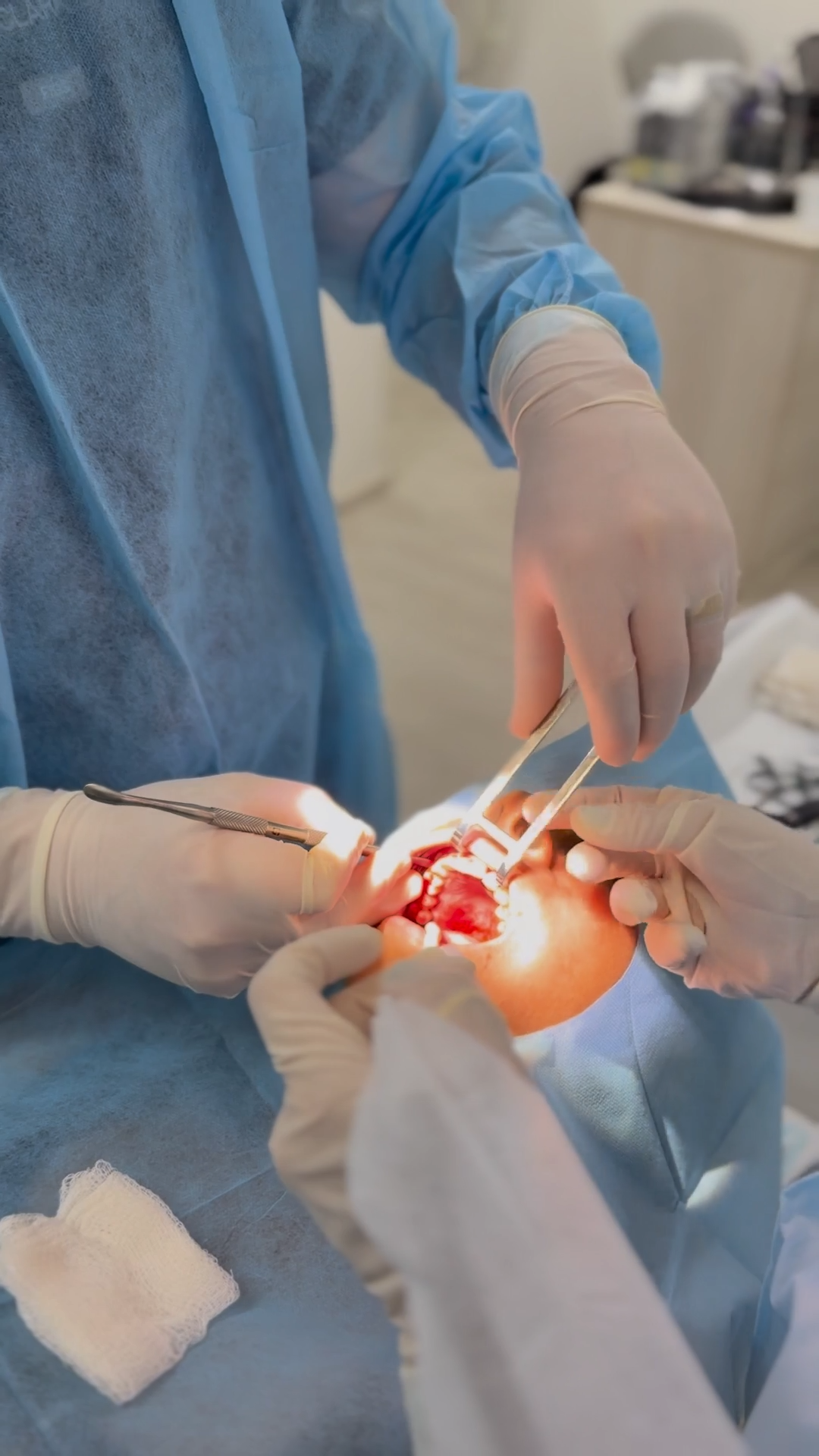 Live patient training at ADI