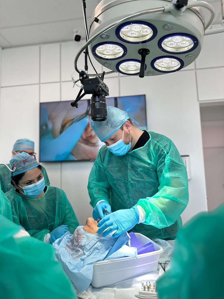 Live surgery streamed to the classroom