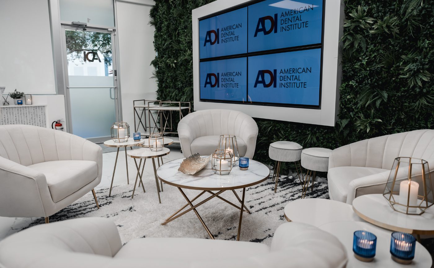 ADI lounge and networking area